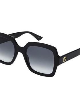 Gucci女性矩形树脂太阳镜