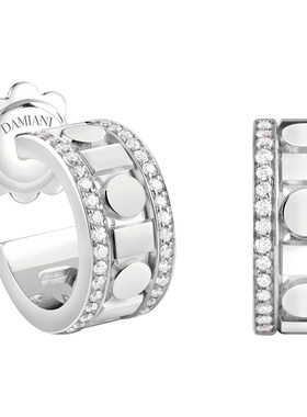 DAMIANI/玳美雅 浮光掠影18K白金钻石耳环