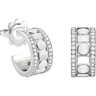 【侯明昊同款】DAMIANI/玳美雅 浮光掠影18K白金钻石耳环