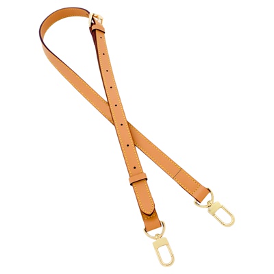 lv法棍包真皮肩带蜜蜡色