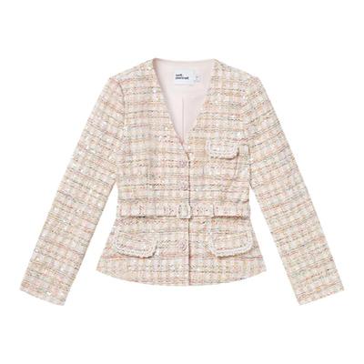 self-portrait气质长袖V领上衣