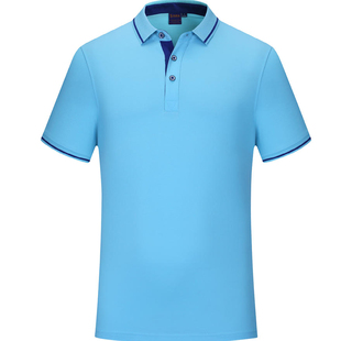 polo衫定制t恤印logo企业diy团服男女大码翻领工装订做短袖工作服