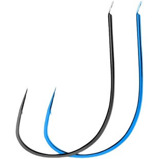 溪流钩细条散装硬细日本进口野钓鲫鱼钩平打有倒刺挂红虫正品鱼钩