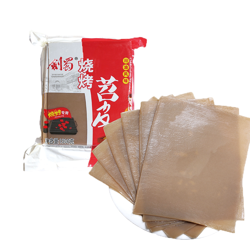剑蜀烤苕皮烧烤大张商用家用半成品四川重庆速食红油苕皮火锅