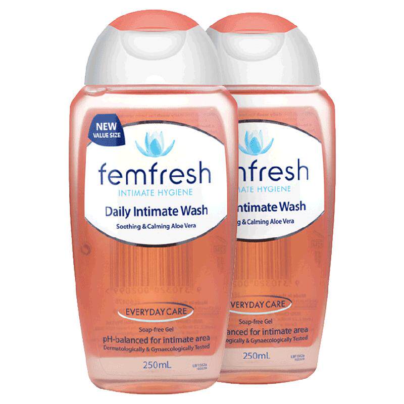 【自营】澳版femfresh女性私处洗护液250ml*2日常护理液成分温和