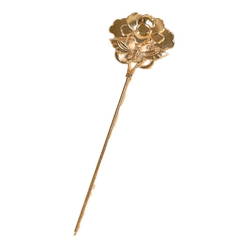 重阳节非遗仿烧蓝掐丝珐琅diy发簪配件手工材料包胸针景泰蓝饰品