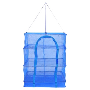 折叠晒鱼网防蝇笼晒干家用晾晒鱼干网架干货晒渔网晾菜晒菜渔具