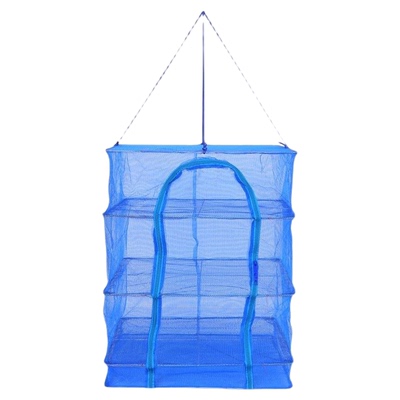 折叠晒鱼网防蝇笼晒干家用晾晒鱼