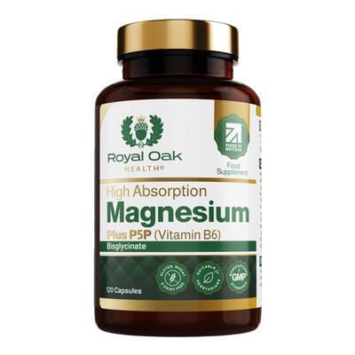 皇家橡树双甘氨酸镁补充剂成人镁片进口镁元素magnesium睡眠情绪