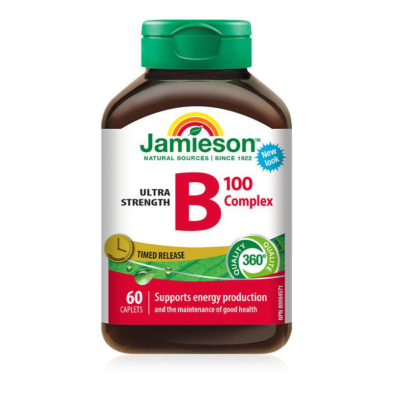 Jamieson健美生进口维生素b族肌醇胆碱复合b族熬夜补充vb营养活力