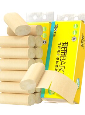 斑布本色无芯卷纸78克30卷4层