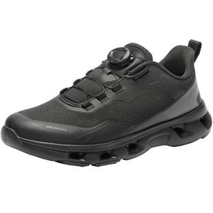 百丽男鞋休闲健步鞋男士25新秋旋钮扣厚底跑步运动鞋子A2208CM5