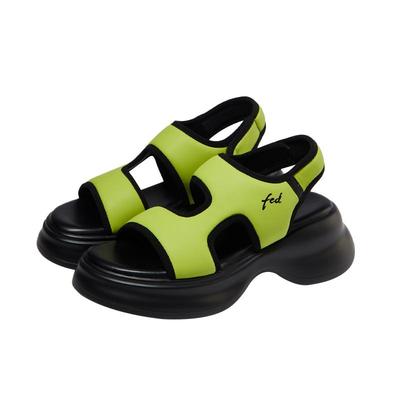 fed松糕厚底休闲凉鞋女