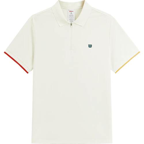 Wilson威尔胜官方夏季男士ON THE DAILY网球运动速干短袖POLO衫