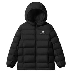 小骆驼儿童羽绒服轻薄款2025新款防风男童鸭绒服加厚女童保暖外套