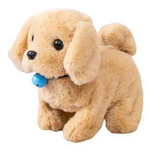 玩具狗狗走路会叫仿真小狗电动玩偶会动的电子宠物狗2025新款牵绳