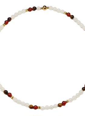 天然玛瑙珍珠多层缠绕手链