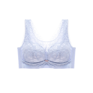 背心式文胸无钢圈大胸显小防走光抹胸大码内衣品牌专柜正品旗舰店