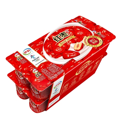 伊利八连杯红枣原味酸奶整箱