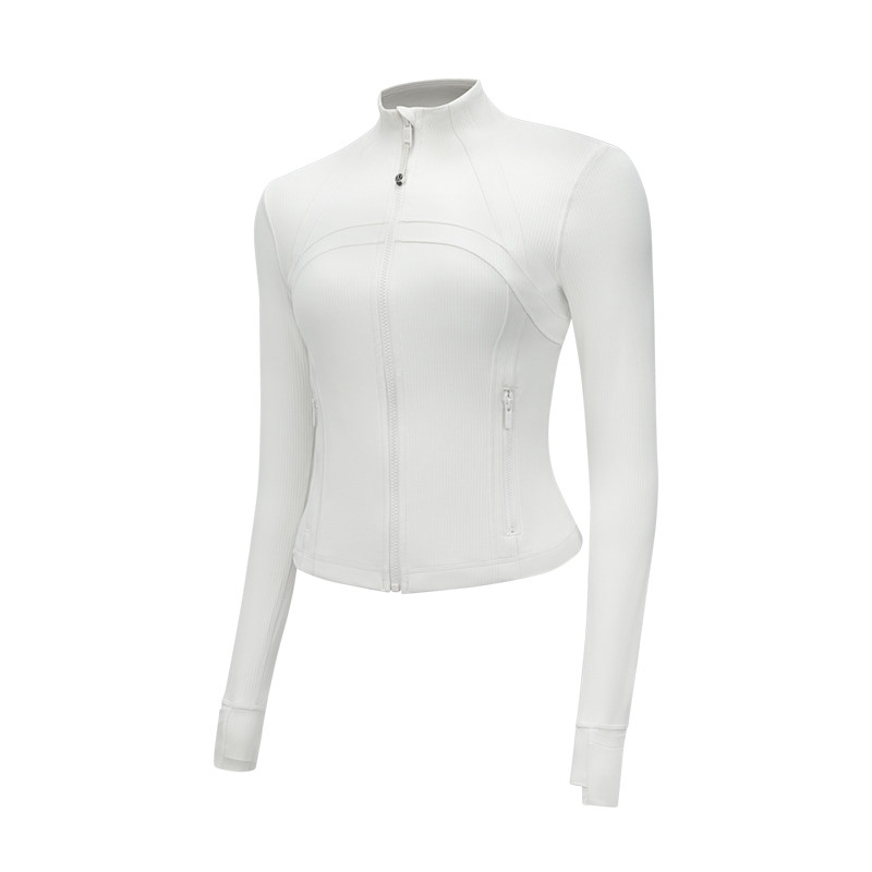 Define女士短款夹克 *罗纹 Nulu™ 速干芯吸丨lululemon丨LW3HOBS