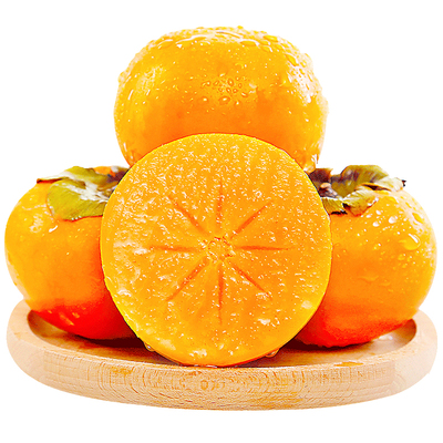 【正宗】阳丰脆纯甜巧克力柿子精选果柿子无涩脆柿子新鲜水果包邮