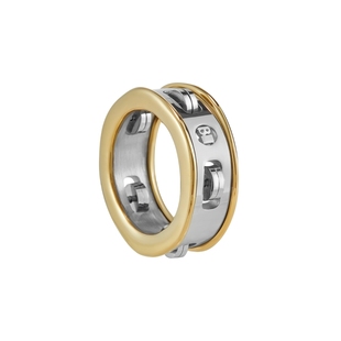 【展轩同款】BLACKHEAD/黑头手摇鼓戒指朋克个性