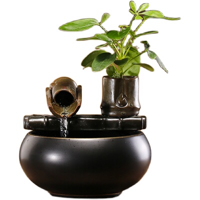 简约小号流水摆件陶瓷茶桌