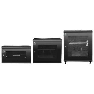 辉宏时代小机柜0.35米0.5米0.7米600*450网络安防布线网络机柜PDU插排6u9u12u交换机放置架弱电功放机柜