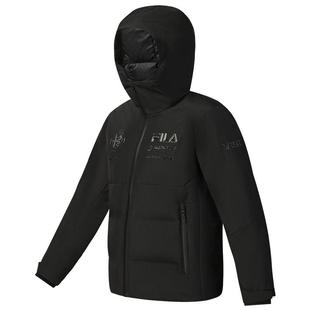 FILA 4810凌峰鹅绒斐乐羽绒服男2025冬季新款滑雪运动保暖外套