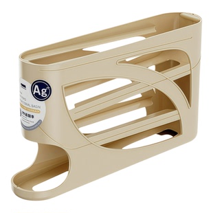 鸡蛋收纳盒滚动冰箱侧门放鸡蛋架托厨房用保鲜自动滑梯式滚蛋神器