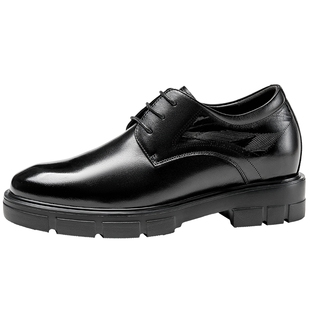 奥康 男鞋2026春季新款正装厚底增高德比鞋尖头通勤结婚新郎鞋