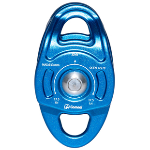 坎乐户外攀岩滑轮横渡双滑轮吊装运输同轴滑轮运输活动式侧板滑轮