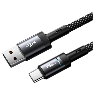 充满自动断电100W快充线typec