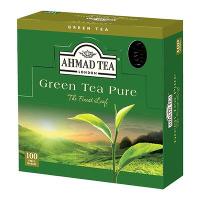 亚曼纯正绿茶100片餐饮商用