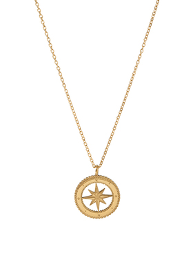 简约复古八芒星项链潮ins冷淡风