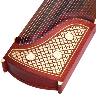 敦煌古筝694KK蕉窗夜语6694LL/RR/FF双字母实木红木专业考级演奏