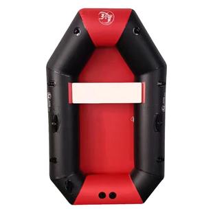 加厚硬底气垫船充气钓鱼船皮划艇橡皮艇冲锋舟小渔船快艇汽艇折叠