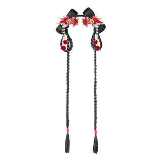 女童汉服假发古风一体式儿童假发包古装日常发髻造型盘发新年头饰