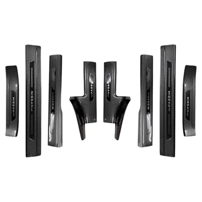 东风日产N7/N6门槛条ABS碳纤纹