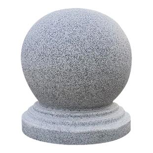 石雕石球圆球门柱风水球围墙柱头球墩花岗岩大理石材路障球挡车球