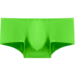 特价 U凸小四角男士内裤短平角裤 低腰薄款透气莫代尔纯色木尔棉