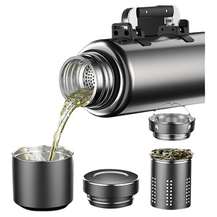 大号保温水壶大容量全钢316不锈钢车载户外便携2000ml保冷杯男士