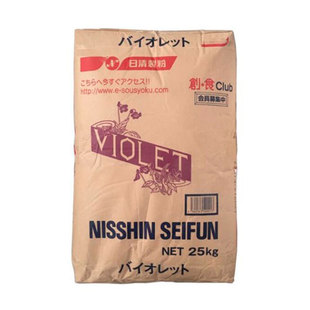 日清紫罗兰薄力粉低筋面粉中筋 高筋面粉蛋糕粉原料【散装500g】