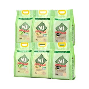 N1猫砂*6包除臭无尘大包玉米绿茶活性炭去味沙豆腐猫砂结团ni猫砂