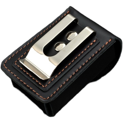 真皮眼镜盒防压挂腰带男中老年