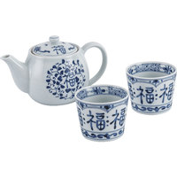 日本進(jìn)口藍(lán)凜堂茶具套裝