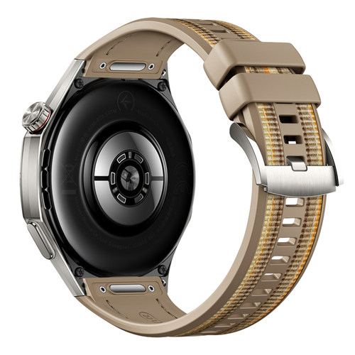 鸣铎适用华为GT6pro表带watchgt手表专用原装同款复合编织6pro男款按键款压式高级感智能运动琥珀棕新款腕带