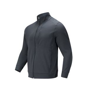 迪卡侬立领夹克男有氧健身夹克运动外套防水防风干部商务夹克SAX1