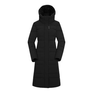 LAFUMA乐飞叶户外24秋冬过膝长款防泼水保暖鹅绒羽绒服女防寒外套