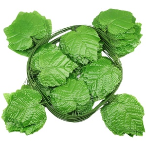 仿真葡萄叶藤条吊顶树叶装饰花藤绿植物假花藤蔓管道塑料叶子绿叶